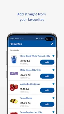 Tesco Online Groceries CZ android App screenshot 10